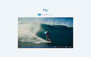 Plyr.js: HTML video player