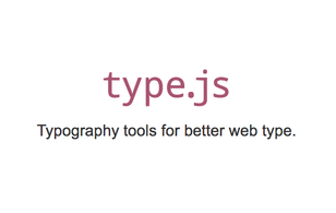 Type.js: Typography tools